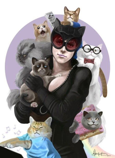 Супергерои женщина кошка
