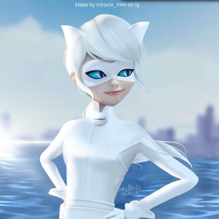 Белый кот леди баг и супер