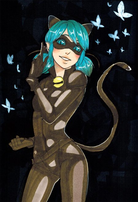 Леди баг и супер кот леди кошка