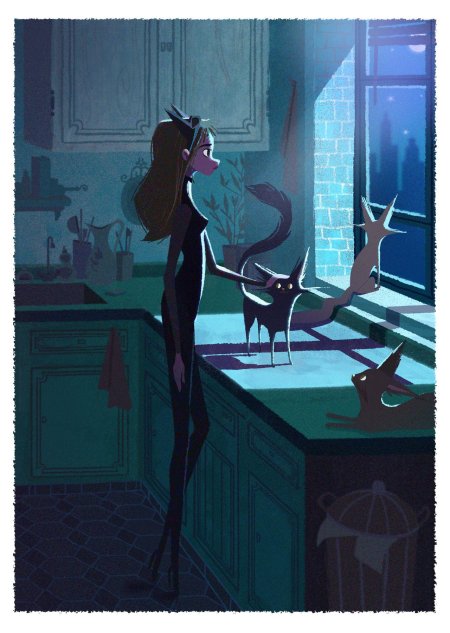 Catwoman art