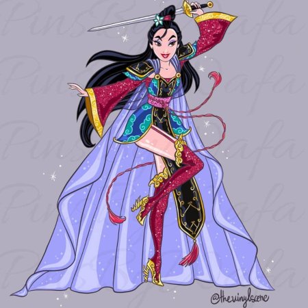 Принцессы дисней мулан