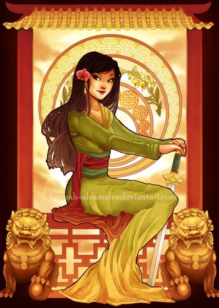 Арт нуво принцессы дисней