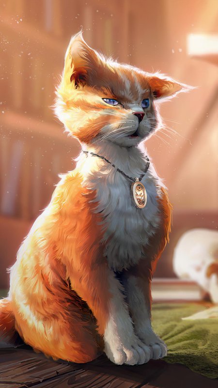 Рыжий котенок