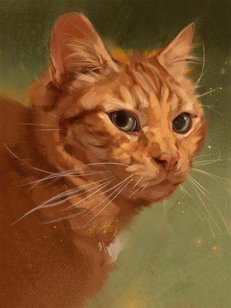 Песчаная буря коты воители арт