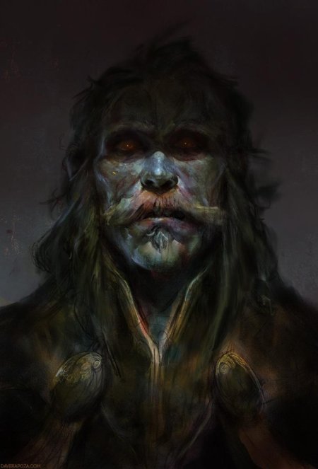 Полуорк монах днд