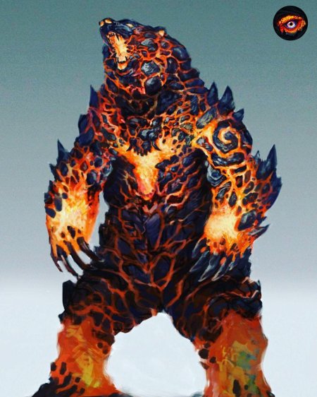 Огненный элементаль днд