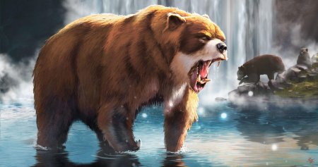 Гигантский короткомордый медведь