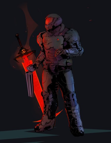 Дум слеер арт