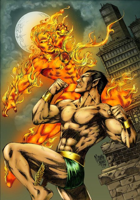 Человек факел марвел комикс