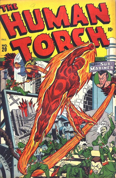 Человек факел марвел комикс