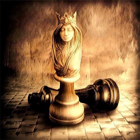 Шахматы ферзь черная королева