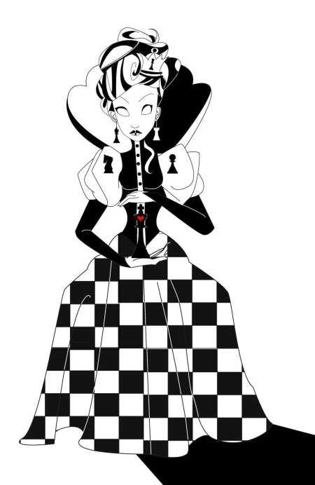 Шахматная королева из алисы в стране чудес