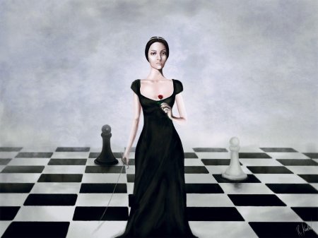 Юлия флёри – шахматы. черная королева