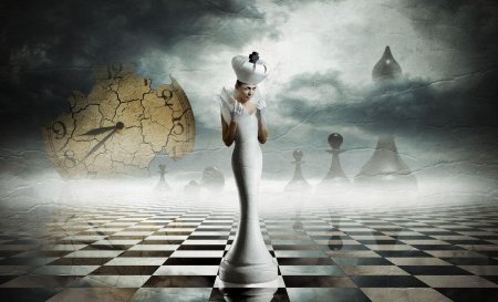 Шахматная королева ферзь