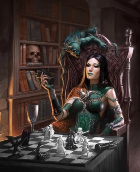Ведьма арт фэнтези