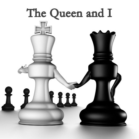 Шахматная фигура ферзь и королева