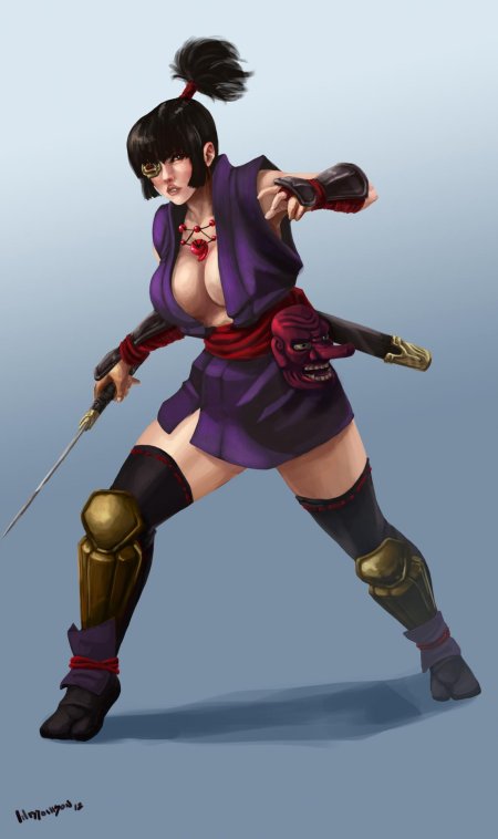 Самураи девушки