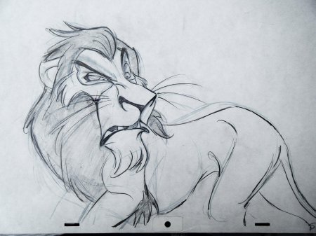 Срисовки львов из короля льва