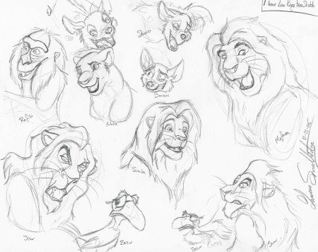 Король лев референс персонажа