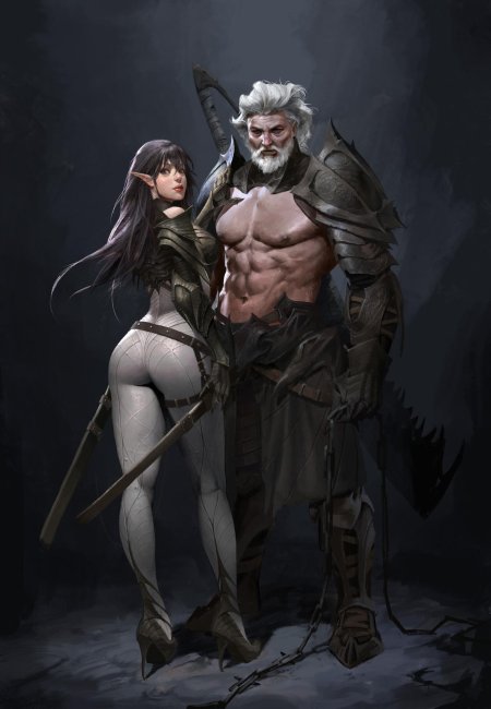 Эльфийка воин