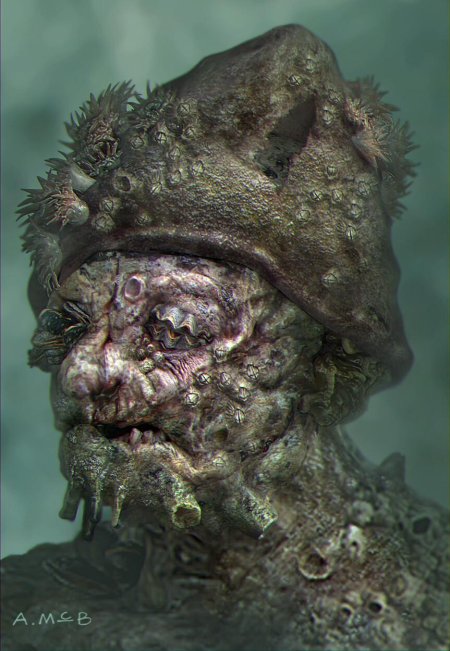 Капитан летучего голландца в пиратах карибского моря