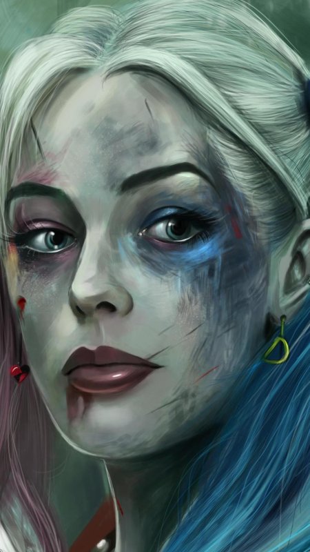 Харли квинн марго робби арт