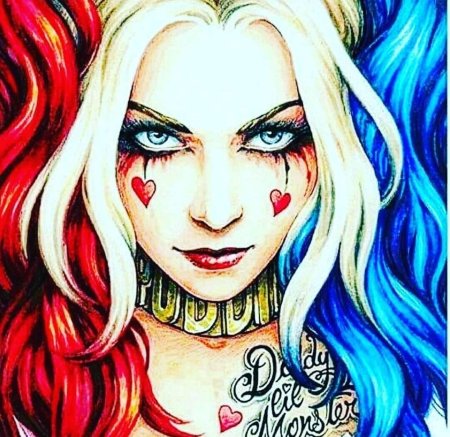 Рисунки харли квинн