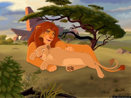 Король лев симба и нала любовь