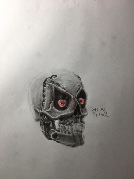 Череп терминатора т800