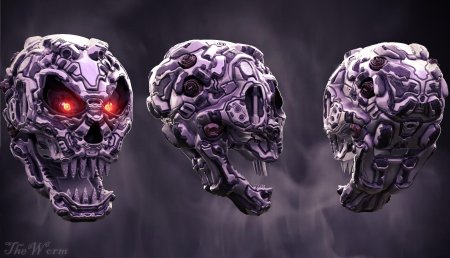 Череп терминатора т800