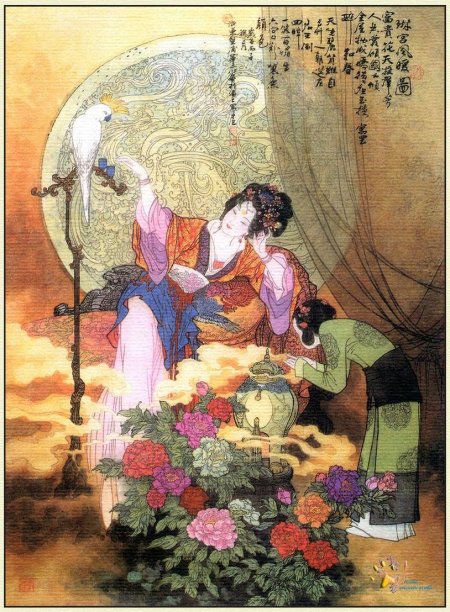 Ян-гуйфэй на картинах китайских художников