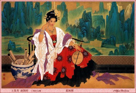 Китайская императрица у цзэтянь династии тан