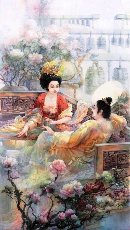 Китайская художница ji shuwen