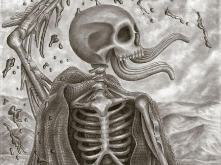 Скелет картина