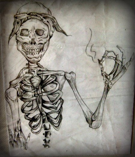 Рисунки скелет