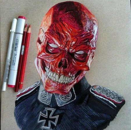 Красный череп