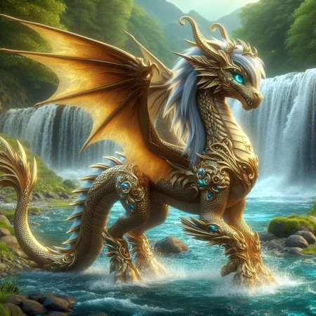 Дракон золотой