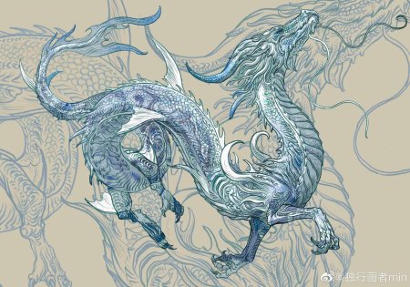 Китайские драконы рисунки