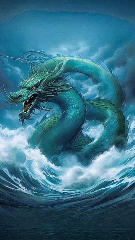 Морской дракон арт