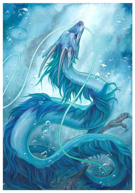 Хаку унесенные призраками дракон