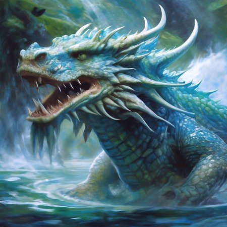 Морской дракон арт