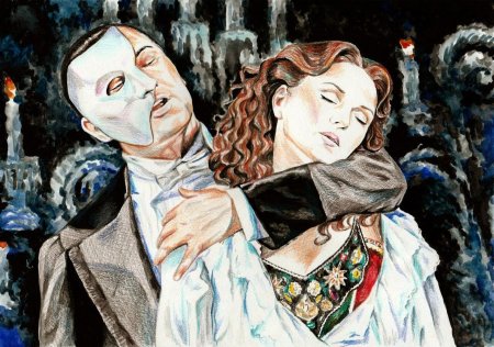 Призрак оперы иллюстрации