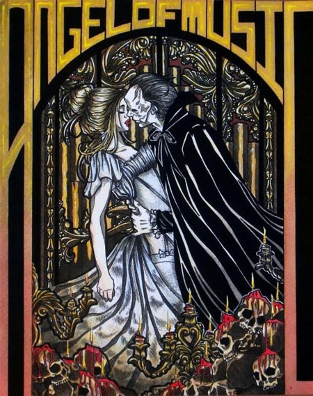 Призрак оперы иллюстрации