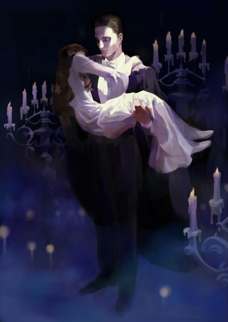 Призрак оперы иллюстрации