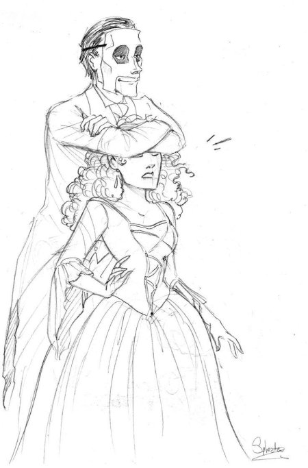 Гастон леру призрак оперы иллюстрации