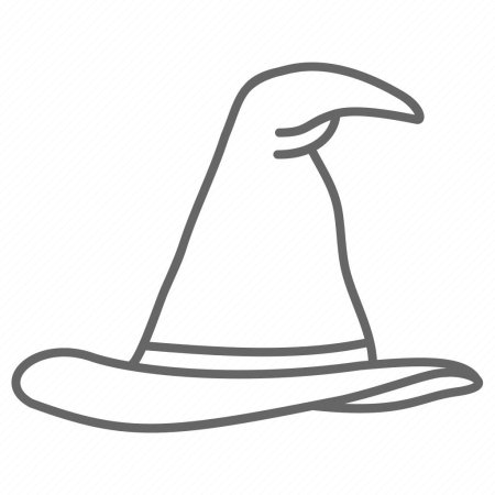 Шляпа ведьмы рисунок карандашом