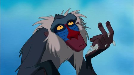 Обезьяна из мультика король лев