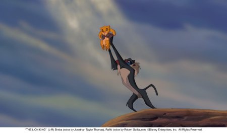 Король лев держит симбу