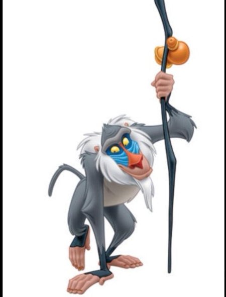 Обезьяна из король лев