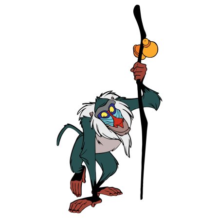 Обезьяна из мультика